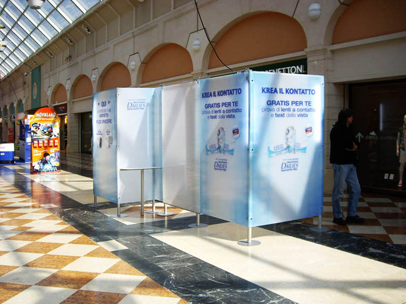 Оформление выставочного стенда Quadra Mono 4 Fastand accessori stand fiera