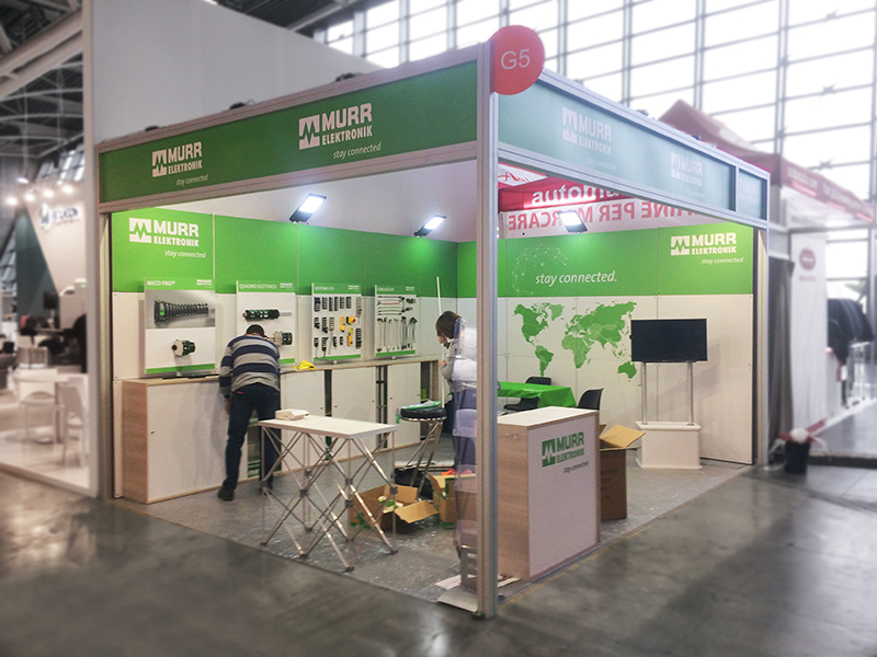 Оформление выставочного стенда Quadra Mono 1 Fastand accessori stand fiera