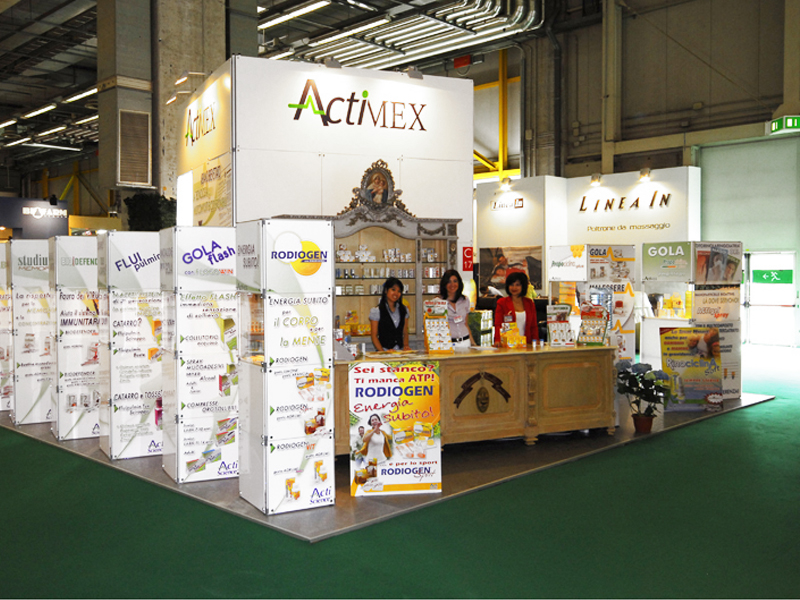 Оформление выставочного стенда Quadra Mono 13 Fastand accessori stand fiera