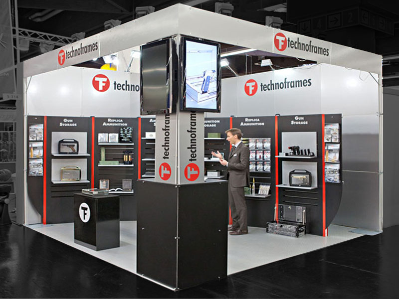 Оформление выставочного стенда Quadra Mono 14 Fastand accessori stand fiera