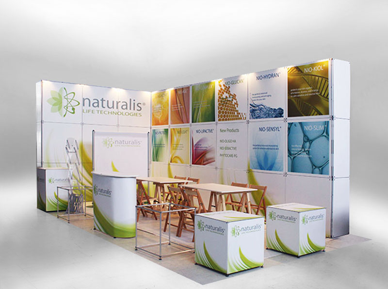 Фото Модульная конструкция Quadra Kube 9 Fastand accessori stand fiera