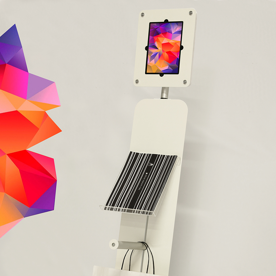 Универсальный планшет-тотем для выставки