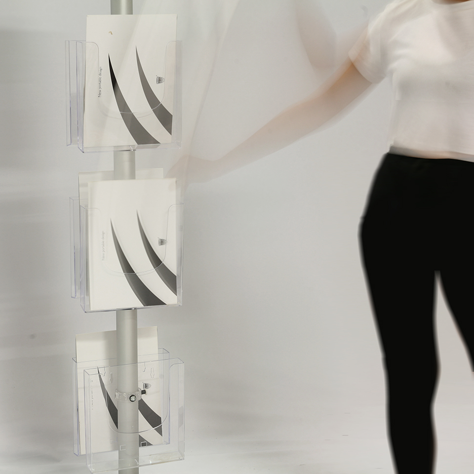 Напольный буклетодержатель