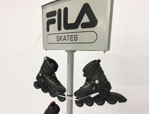 Стенд точка продажи перемещающаяся