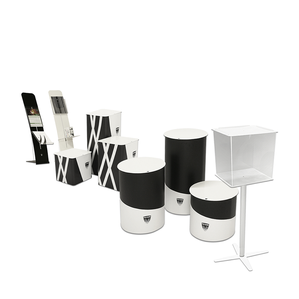 Серия переносных роллап-дисплеев.