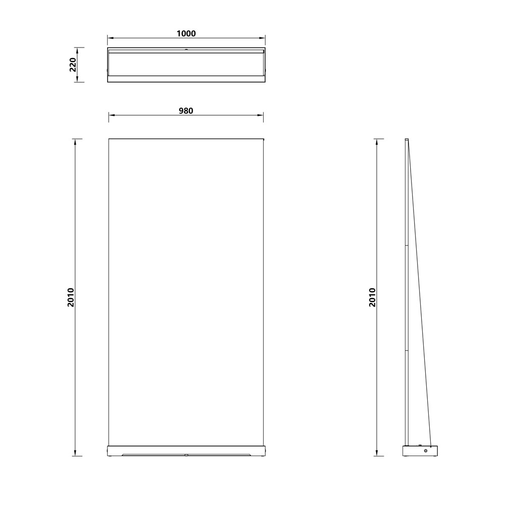 размеры roll-up экспозитора