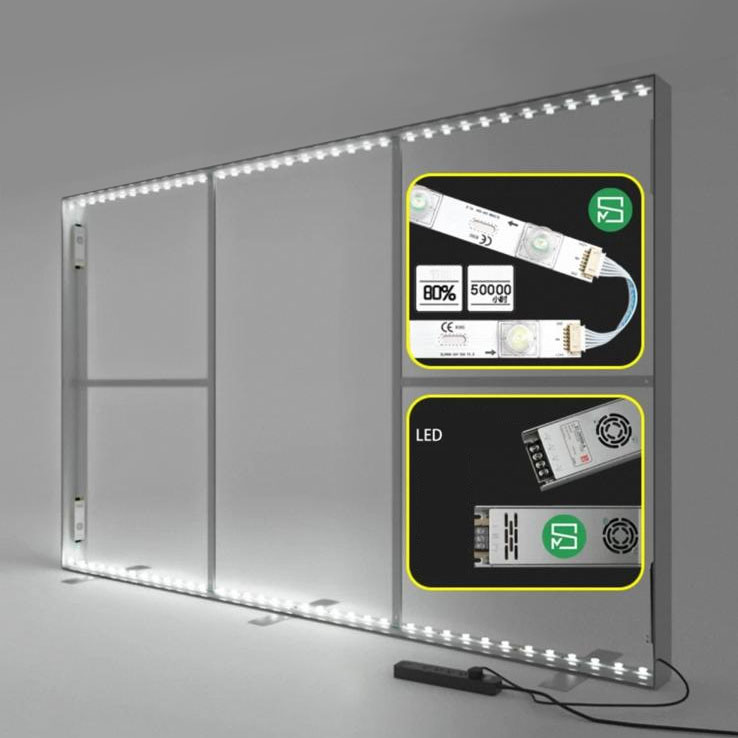 lexo-acceso Бэкдроп с подсветкой