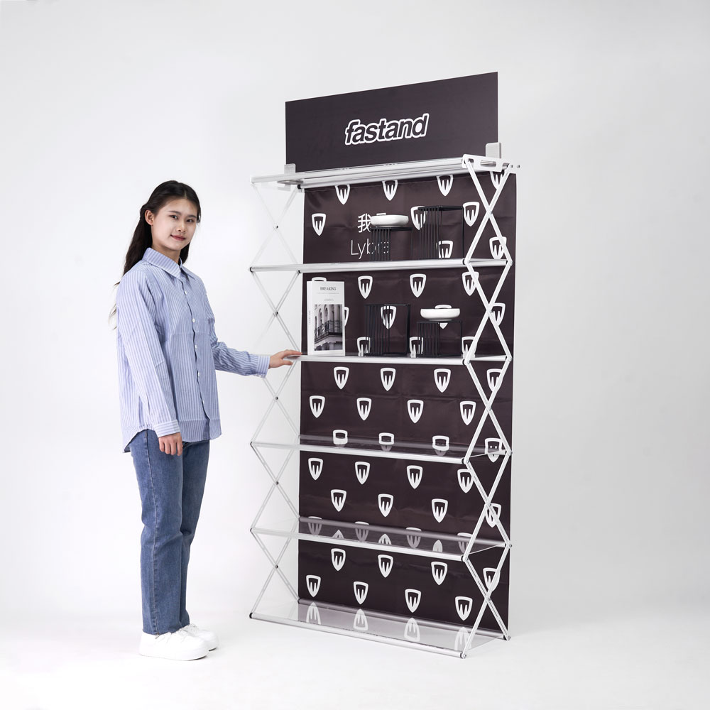 портативный стеллаж с полками