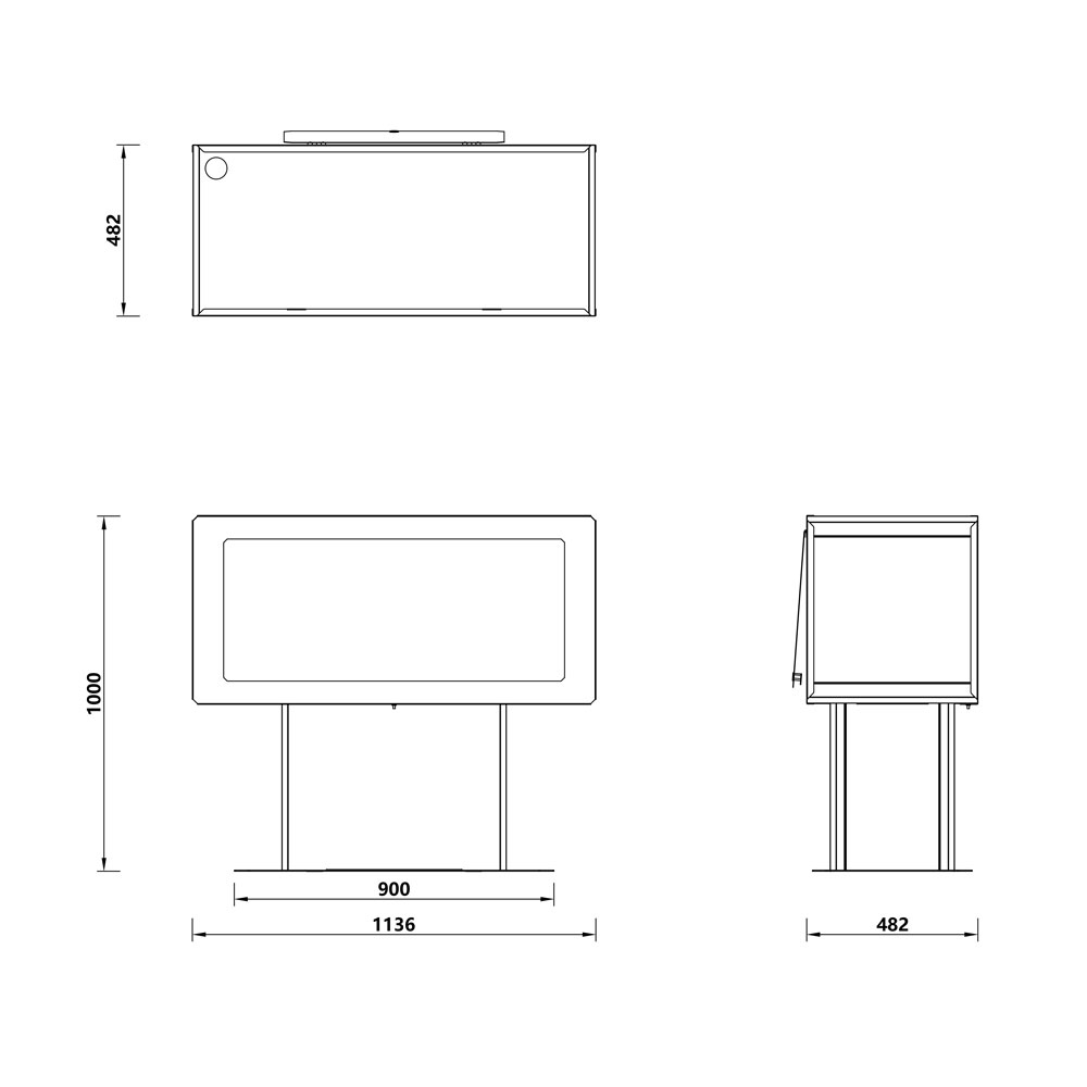 maximus Светящийся ресепшн-стол