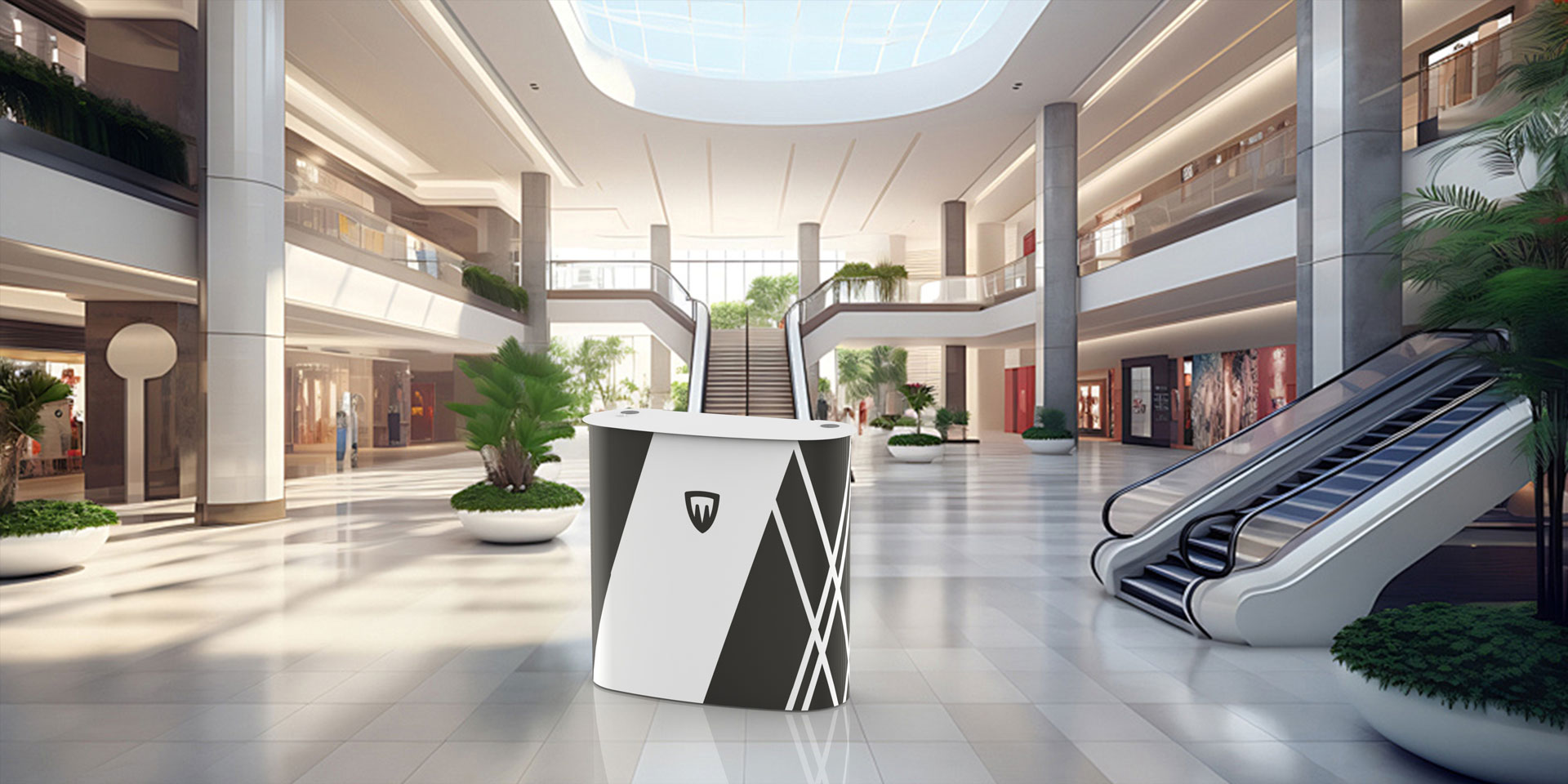 banco reception portatile nuvola