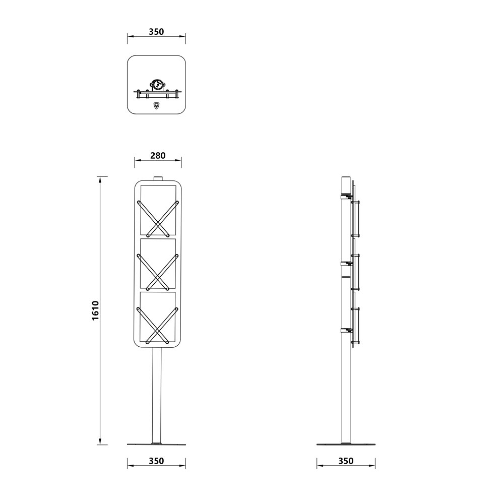 стенд для брошюр