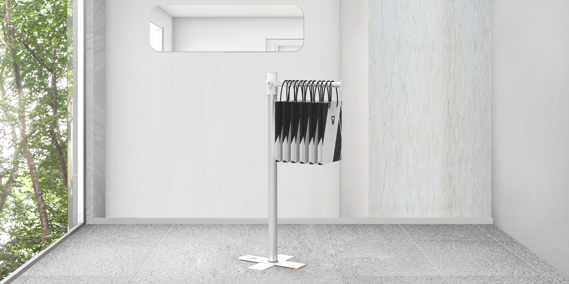 экспозитор для сумок и пакетов