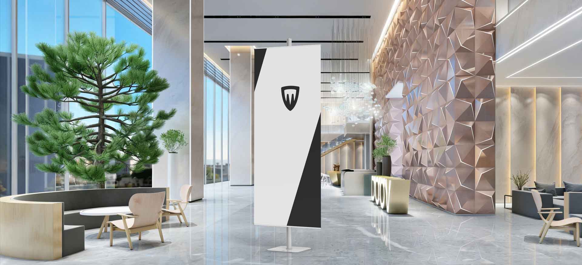 портативный баннерный стенд