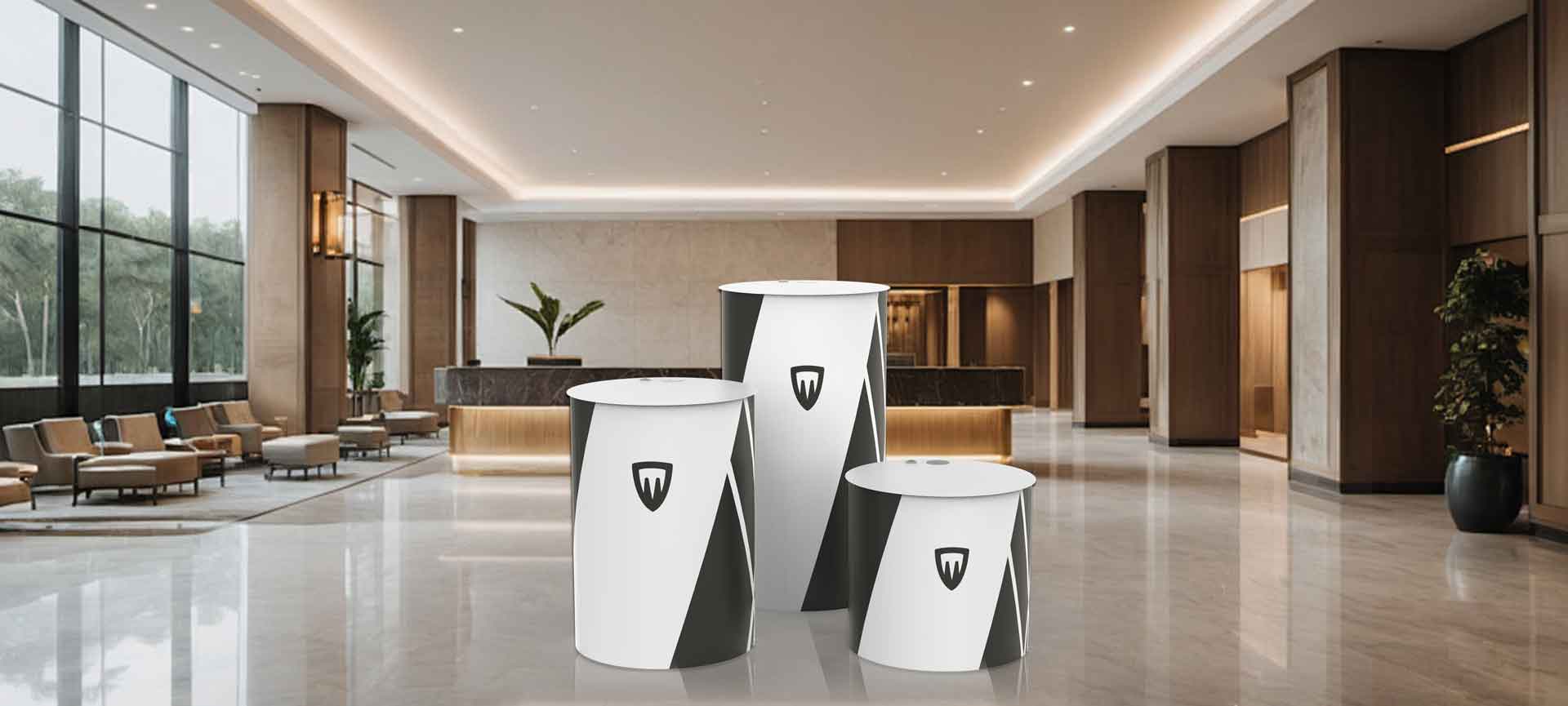 цилиндрический выставочный