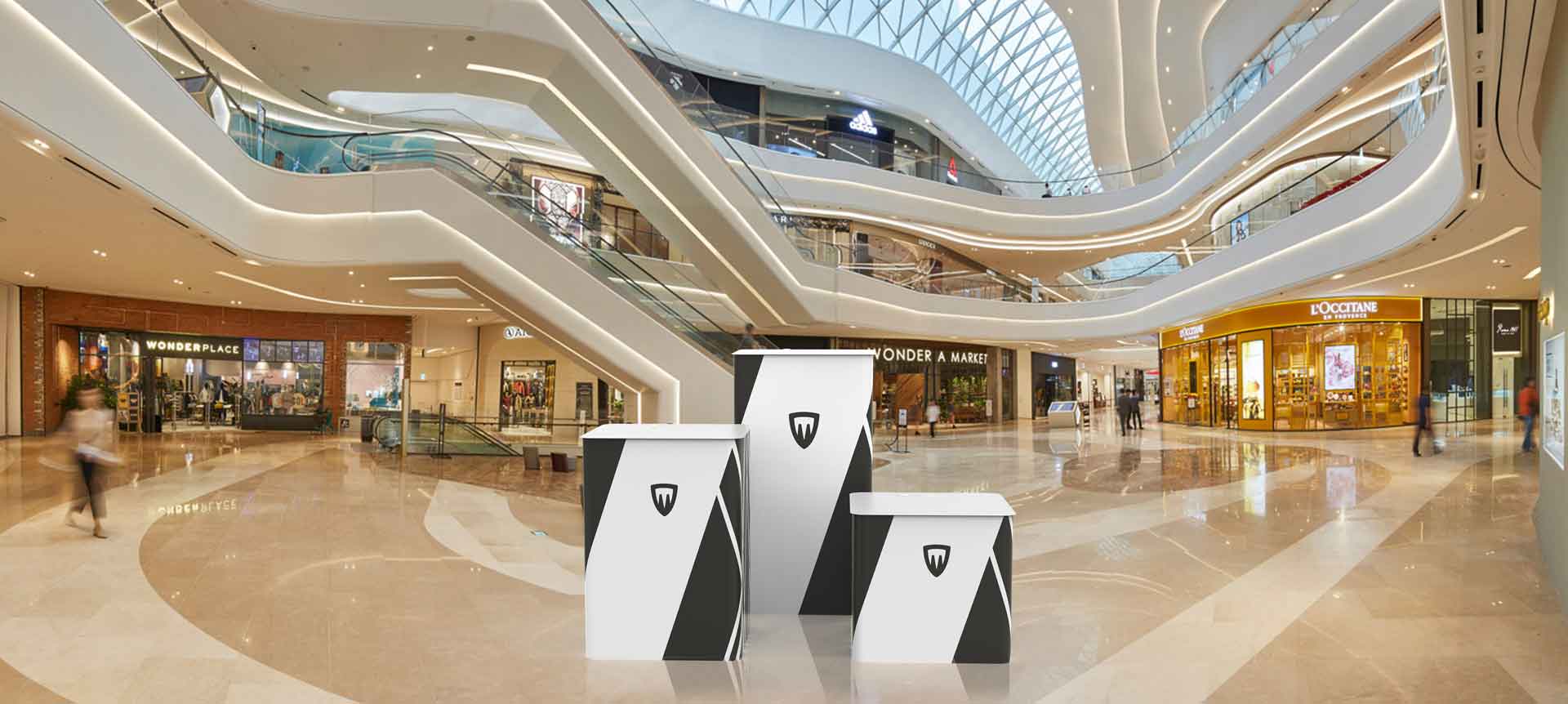 Прямоугольный стенд