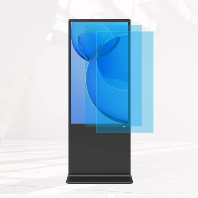 выставочный стенд с полками и экспозиционными нишами