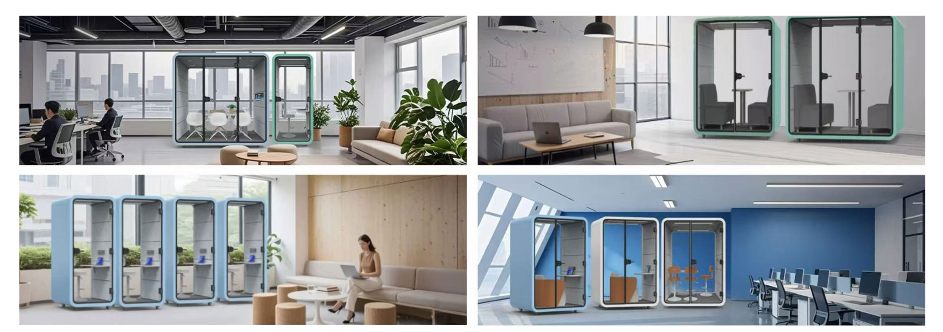 Мобильные звукоизоляционные офисы