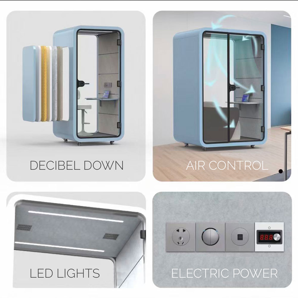 Мобильные звукоизоляционные офисы