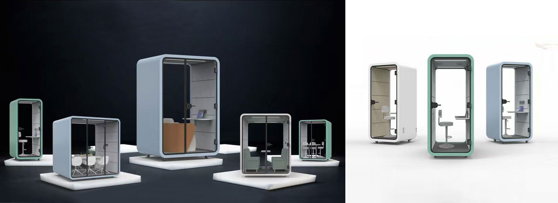 Мобильные звукоизоляционные офисы