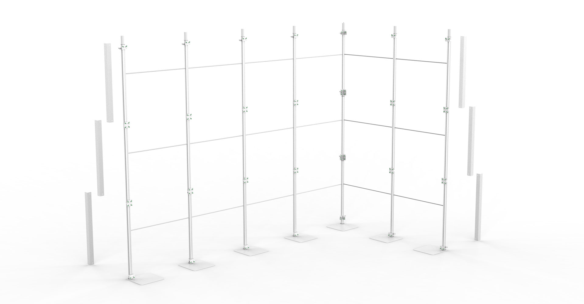 монтаж стенда